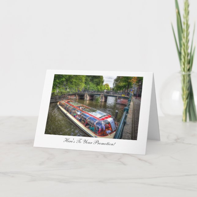 Amsterdam-kanalen, Grattisar om din marknadsföring Kort (Framsida)