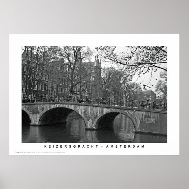 Amsterdam - Keizersgracht Poster (Framsidan)