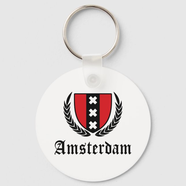 Amsterdam-krön Nyckelring (Framsida)