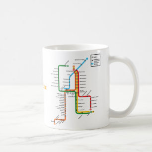 Amsterdam metromugg kaffemugg