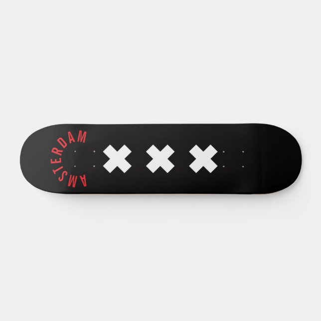 Amsterdam Mini Skateboard Bräda 18,5 Cm (Horz)