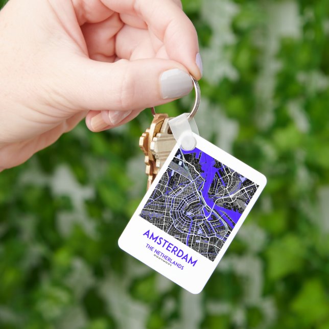 AMSTERDAM-MINNE NYCKELRING (Hand)