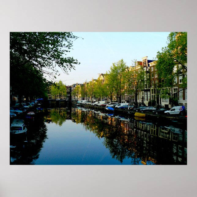 Amsterdam Mornings Poster (Framsidan)