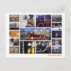Amsterdam multiimage vykort