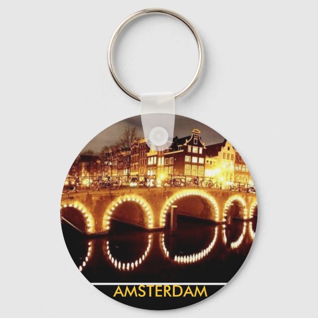 AMSTERDAM namnlös nyckelkedja Nyckelring (Framsida)