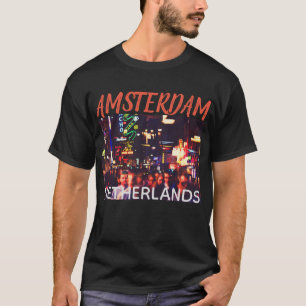 Amsterdam Nederländerna #3 T Shirt