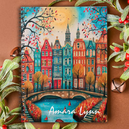 Amsterdam Nederländerna Anteckningsbok
