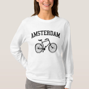 Amsterdam - Nederländerna Bicycle Bike Holland Gif T Shirt