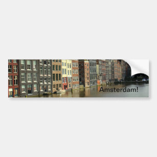 Amsterdam Nederländerna Bildekal