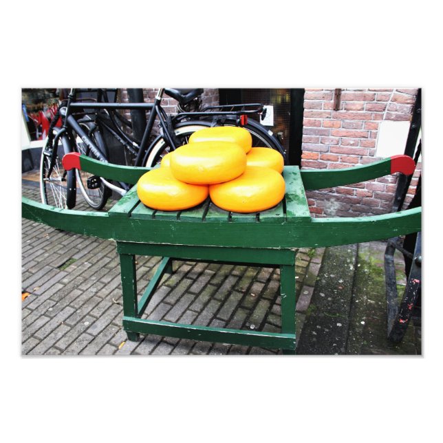 Amsterdam, Nederländerna, Cheese, Shop Fototryck (Framsidan)