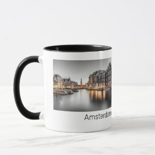 Amsterdam Nederländerna Holland Dutch Souvenir Mugg