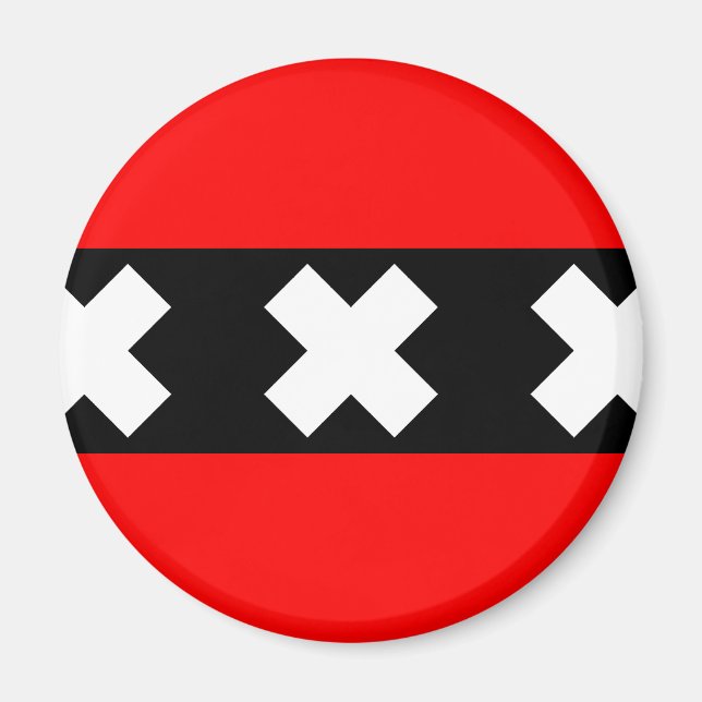 Amsterdam, Nederländerna Magnet (Framsidan)