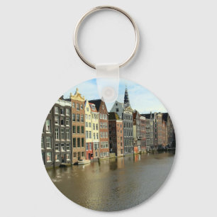 Amsterdam Nederländerna Nyckelring