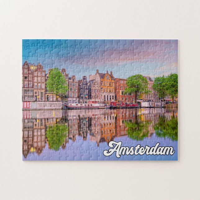 Amsterdam, Nederländerna Pussel (Horisontell)