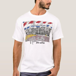 Amsterdam, Nederländerna T Shirt