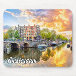 Amsterdam, Nederländerna, Vid solnedgång Musmatta