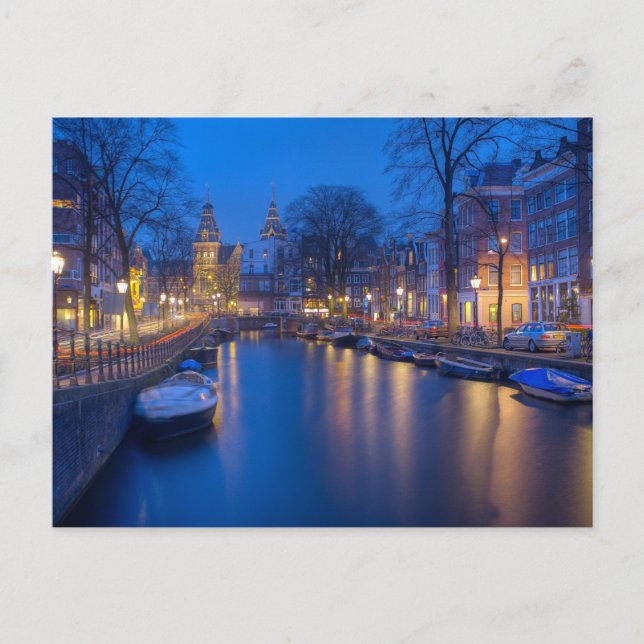 Amsterdam, Nederländerna Vykort (Framsida)