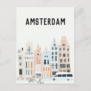 Amsterdam Nederländerna Vykort