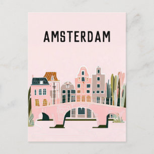 Amsterdam Nederländerna Vykort