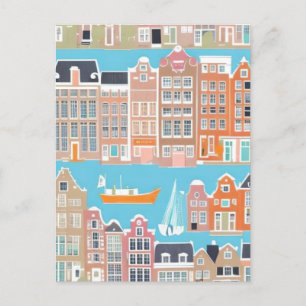Amsterdam Nederländerna Vykort
