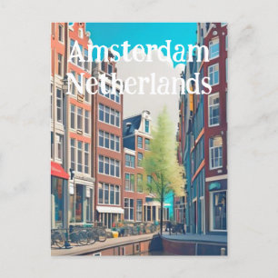 Amsterdam Nederländerna Vykort