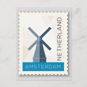 Amsterdam Nederländerna Vykort