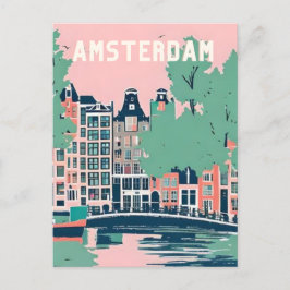 Amsterdam Nederländerna Vykort