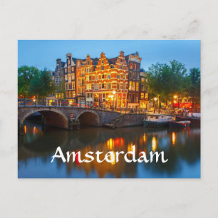 Amsterdam Nederländerna Vykort