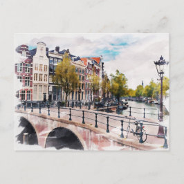 Amsterdam, Nederländerna Vykort