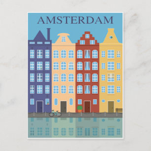 Amsterdam, Nederländerna Vykort