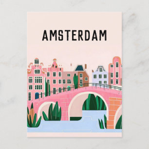 Amsterdam Nederländerna Vykort