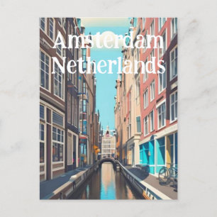 Amsterdam Nederländerna Vykort