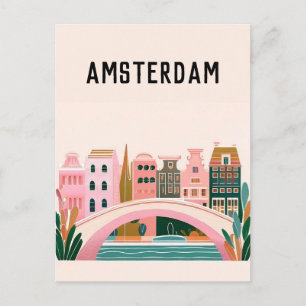 Amsterdam Nederländerna Vykort