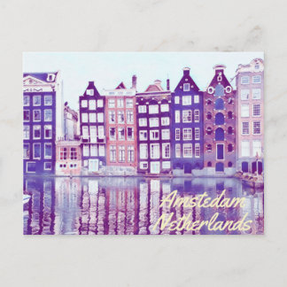 Amsterdam Nederländerna Vykort