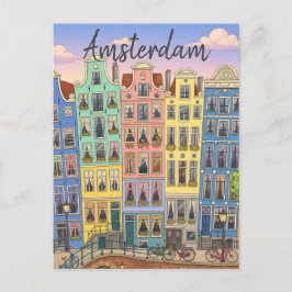 Amsterdam Nederländerna Vykort
