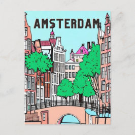 Amsterdam Nederländerna Vykort