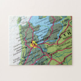 Amsterdam Nederländernakarta Pussel