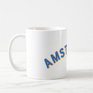 Amsterdam, Nederländernas Vintage Arch Kaffemugg