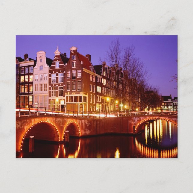 Amsterdam Nederländernas vykort (Framsida)