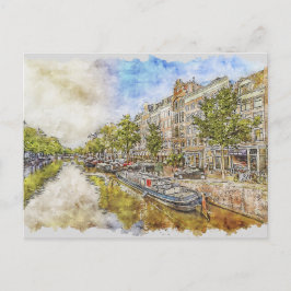Amsterdam, Nederländernas vykort för vattenfärg