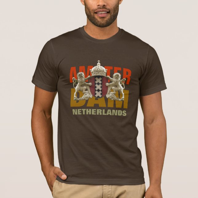 Amsterdam NederländernaT-tröja T-shirt (Framsida)
