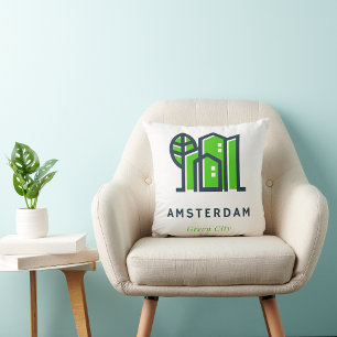 Amsterdam Netherlands Holland Dutch Grönt City Kudde
