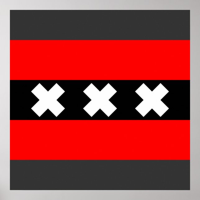 Amsterdam, Netherlands Poster (Framsidan)