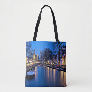 Amsterdam Night Tapet-67657 Tygkasse