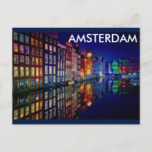 AMSTERDAM NIGHT VYKORT