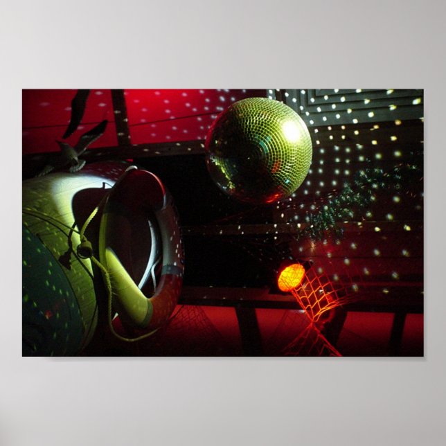 Amsterdam Nightklubb Poster (Framsidan)