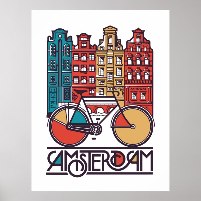 Amsterdam Poster (Framsidan)