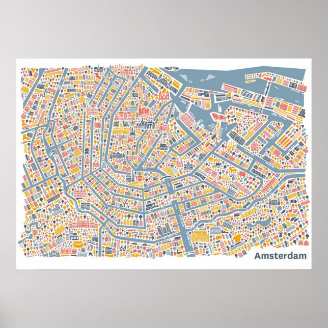 Amsterdam Poster (Framsidan)