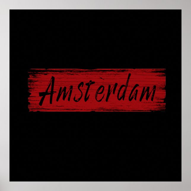 Amsterdam Poster (Framsidan)