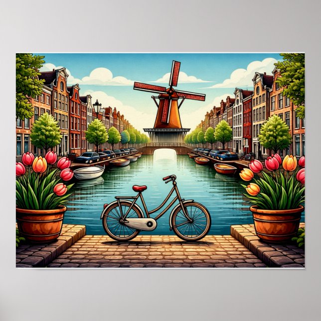 Amsterdam Poster (Framsidan)